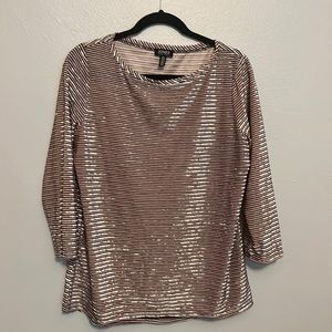 Jones New York crushed velvet top